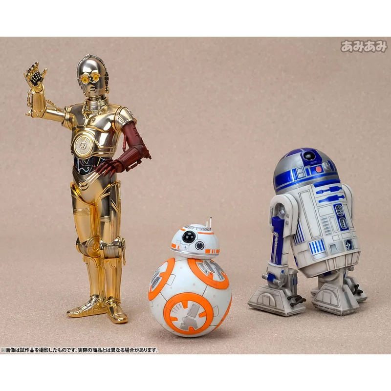 In Stock 100% Original Kotobukiya ARTFX+ R2-D2 C-3PO BB-8 SW114 STAR WARS Movie Character Model Art Collection Toy Gift