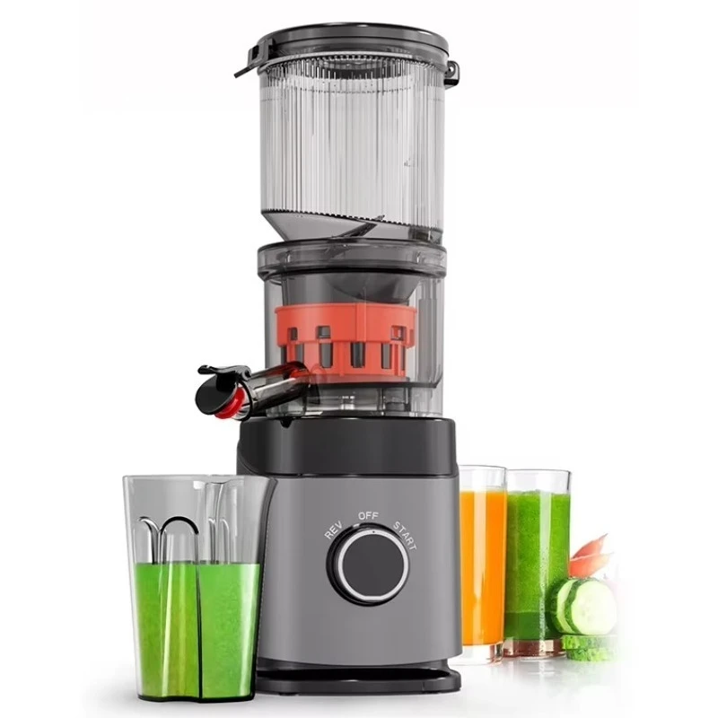 

Hopper Fits Whole Produce Scrub Free Cleaning Easy Clean Slow Juicer Quiet Motor Easy Assembly Cold Press Masticating Juicer