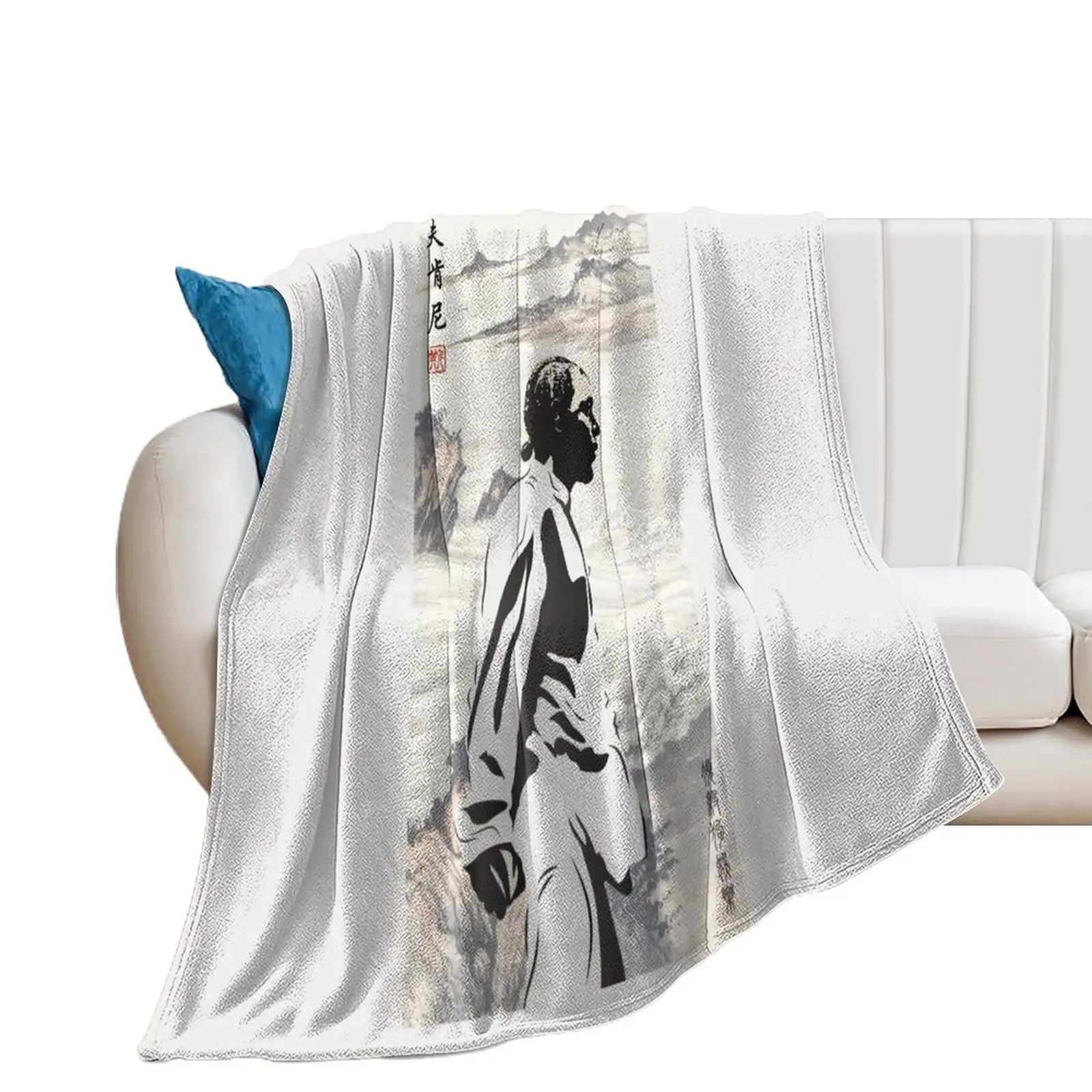 Kendrick Lamar - Kung Fu Kenny Throw Blanket Sofa Luxury Designer Hair Single Blankets