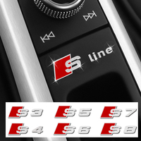 Car metalerproof Dirt-proof Stickers Auto Accessories for Audi SLINE RS A1 A2 A3 A4 A5 A6 A7 A8 B5 B6 B7 B8 C5 C6 C7 Q2 Q3 TT S4