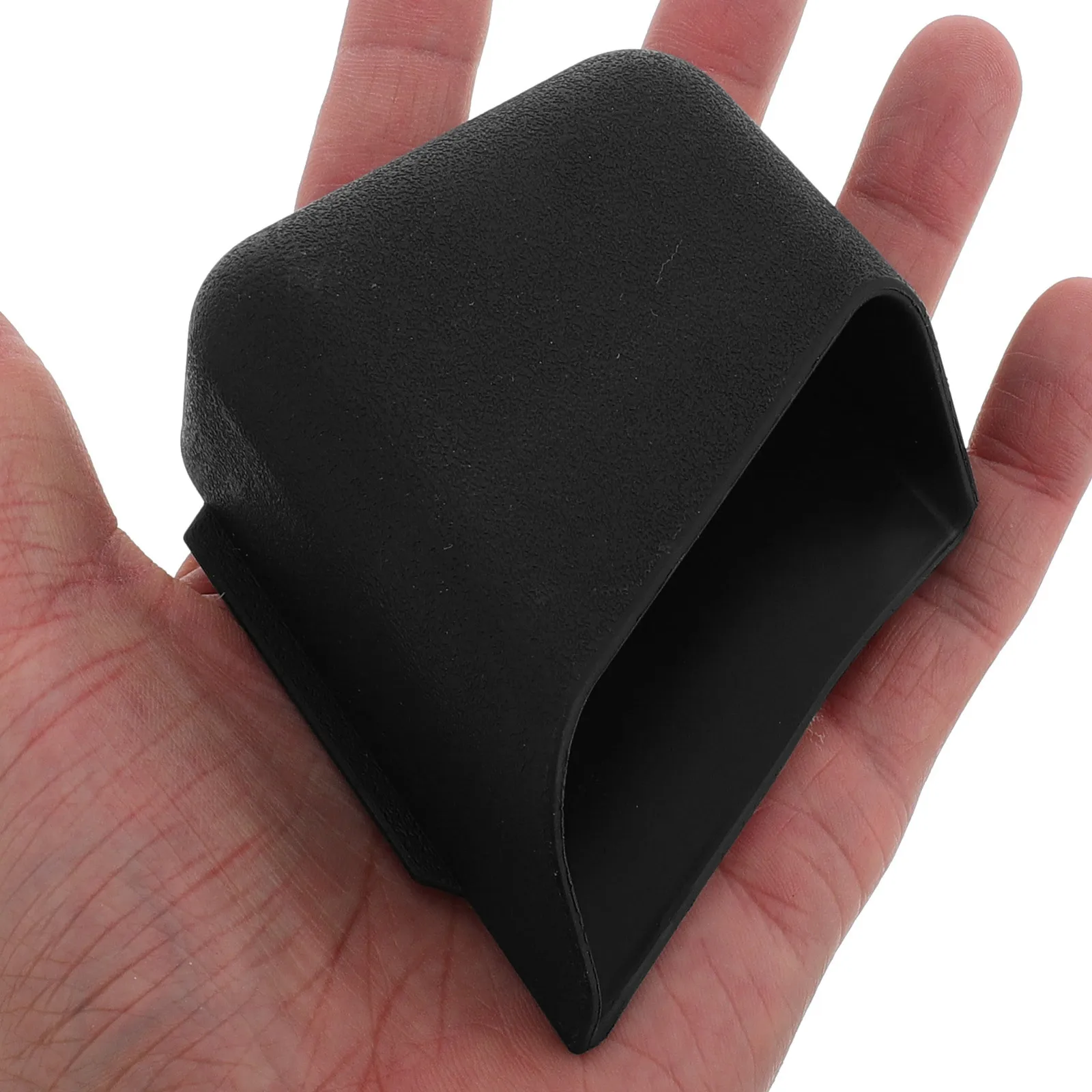 

1 Pair Car Organizer Box Multifunctional Adhesive Phone Holder For Mirror Storage Card Keys Coins Compact Black Car Accessories