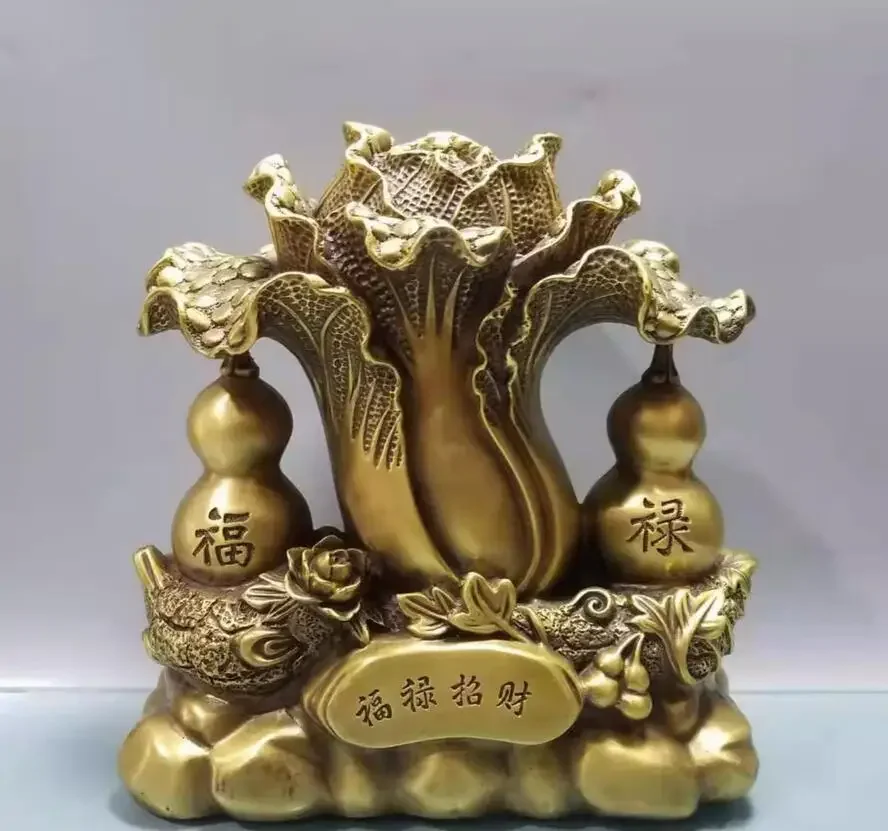 

Металлическое украшение из тыквы Fulu Zhaocai, украшение для дома, офиса, культуры и творчества