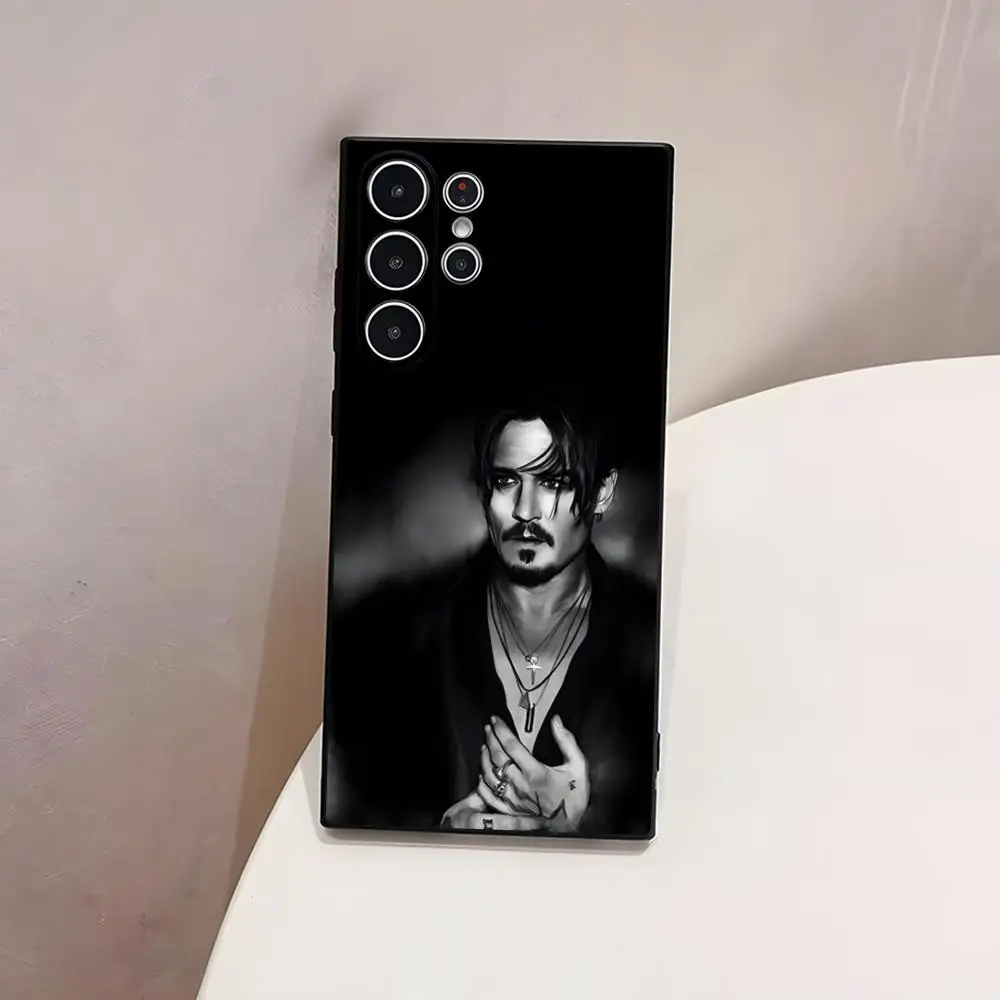 Johnny Depp Phone Case For S23 Samsung S24 Ultra S22 S20 Fe S21 Plus Galaxy A54 A34 A24 A53 M54 Note 20 Cover