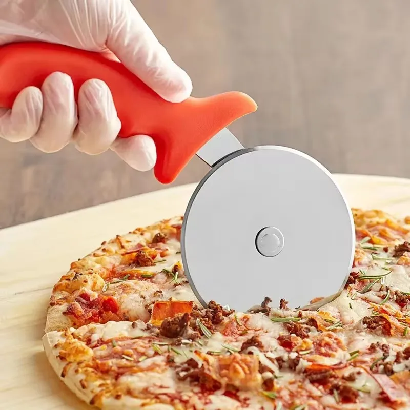 

Stainless Steel Pizza Cutters Pastry Roller Cutter Pizza Knife Cookie Cake Roller Wheel Scissor Bakeware Kitchen Accessories