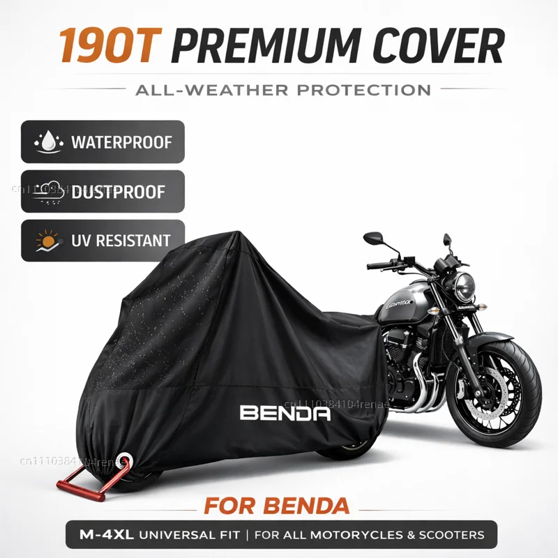 For Benda Chinchilla 300 450 Rock300 LFS700 LFC700 Rock 300 LFS LFC 700 190T Motorcycle Cover Waterproof Dustproof UV Protection