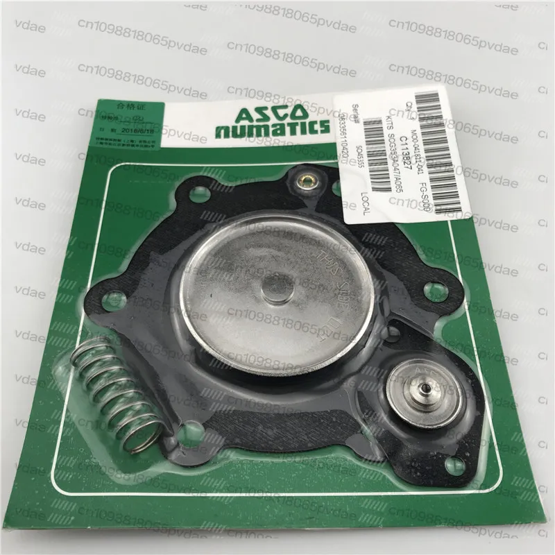 ASCO DIAPHRAGM C113827 SCG353A047 G1-1/2 DN40 Solenoid pulse valve diaphragm repair kit