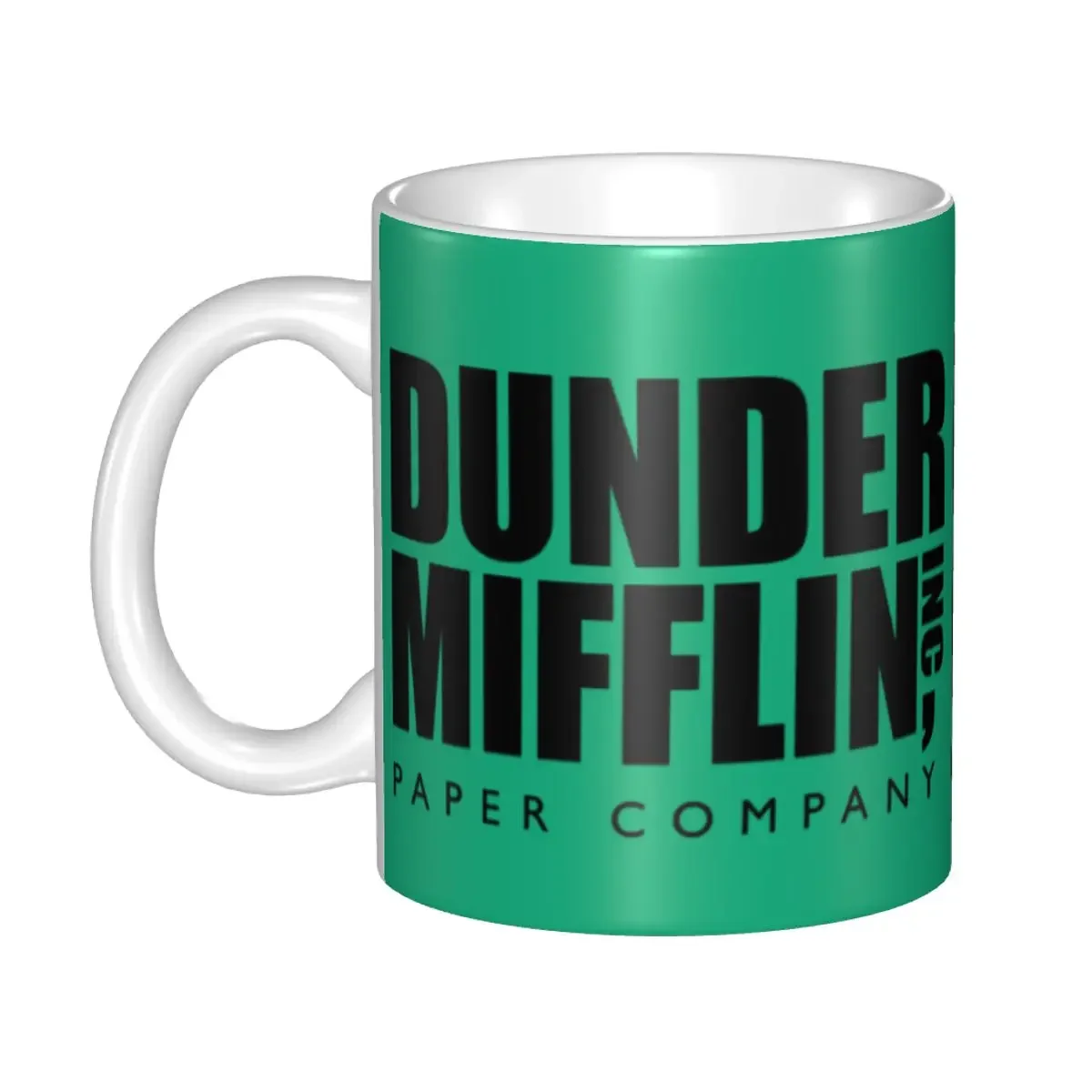 Dunder Mifflin Paper Company Coffee Mugs DIY Customized TV Show Ceramic Mug Cup Creative Gift
