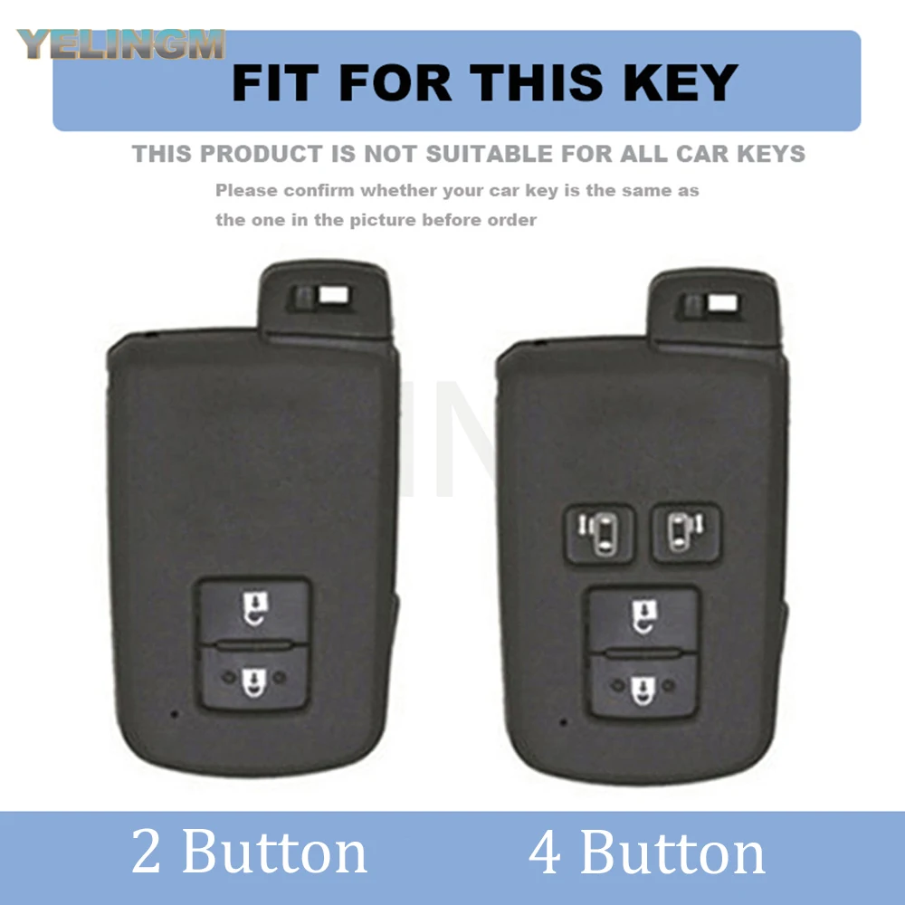Remote Car Key Case Cover Shell Fob 2/4 Buttons Holder For Toyota Prius Plus Auris Avalon Verso Rav 4 Corolla 2013 Yaris Hybrid