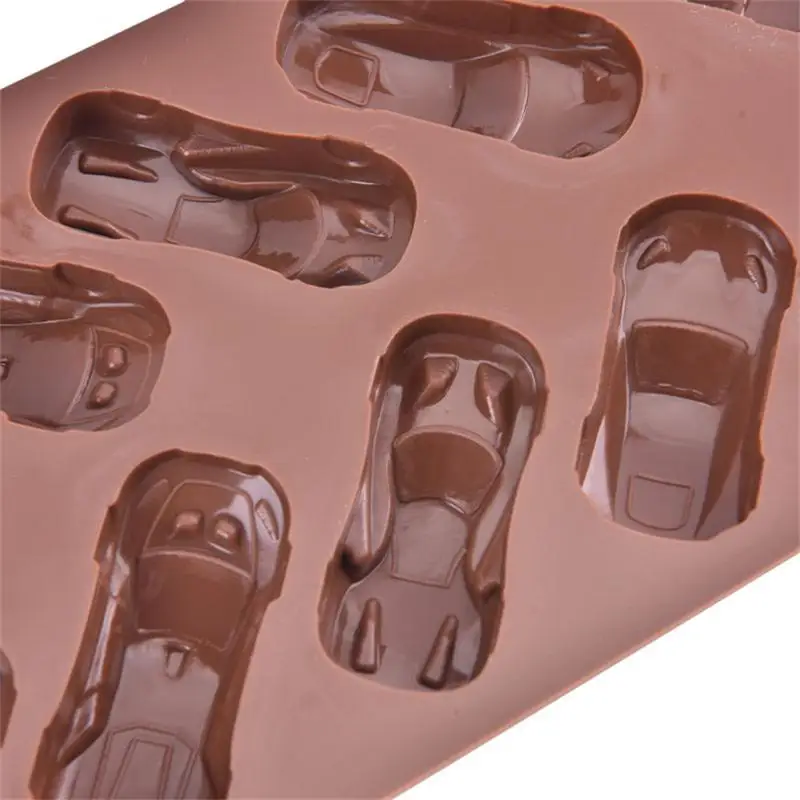 1/3PCS Cake Mold Car Shaped Chocolates Ice Block Mould Tools Kitchen Accessories Baking Silicone Decorating Racing Toys