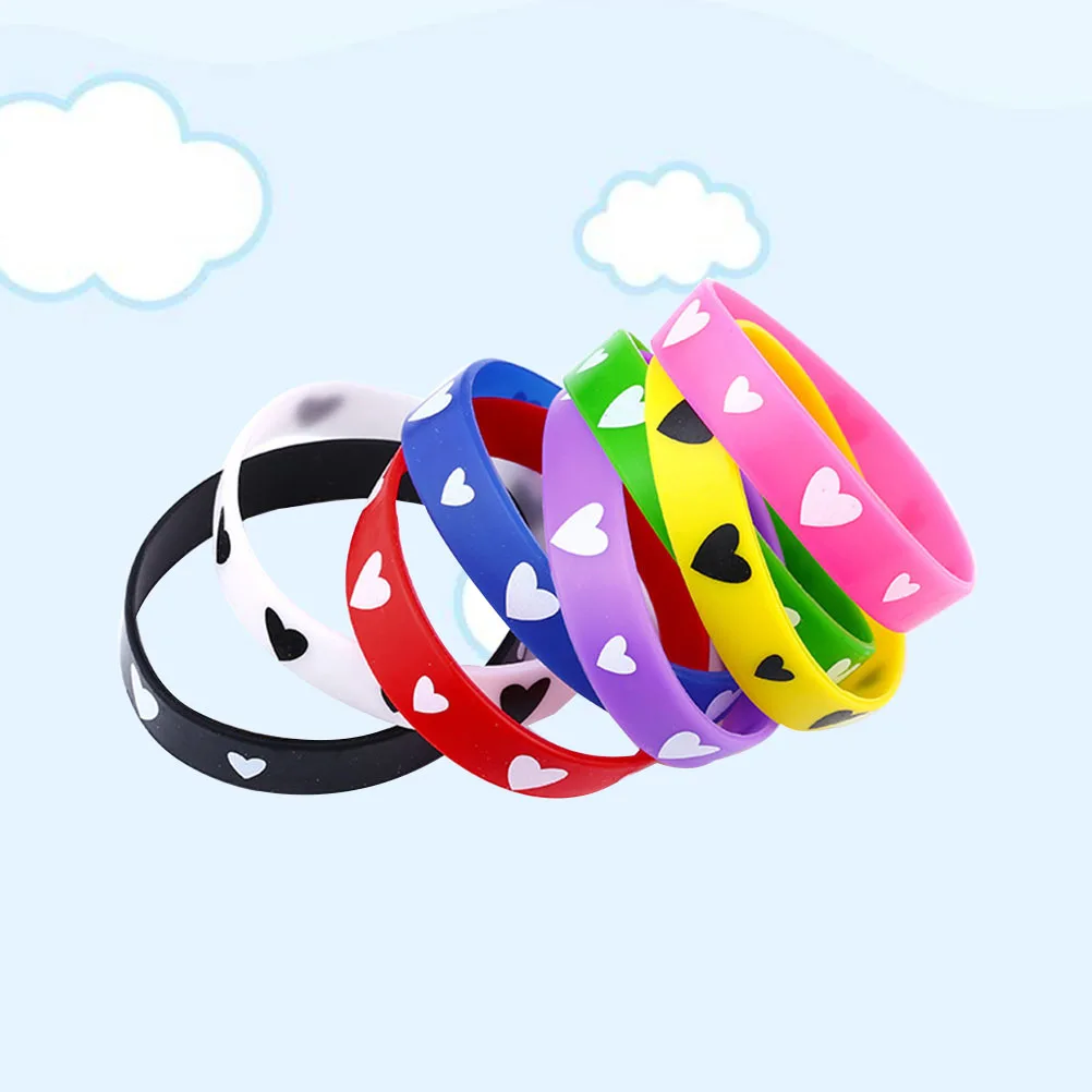 

20 Pcs Candy-Colored Bracelet Wrist Straps Silica Gel Decoration Band Girl Wristbands