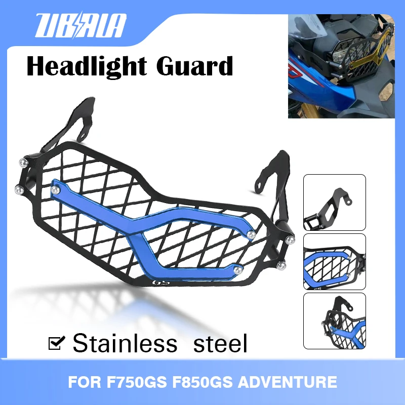 

FOR BMW F850GS ADVENTURE/F750GS F850GS 2018-2023 Motorcycle Accessories Headlight Head Light Guard Protector Cover Grille