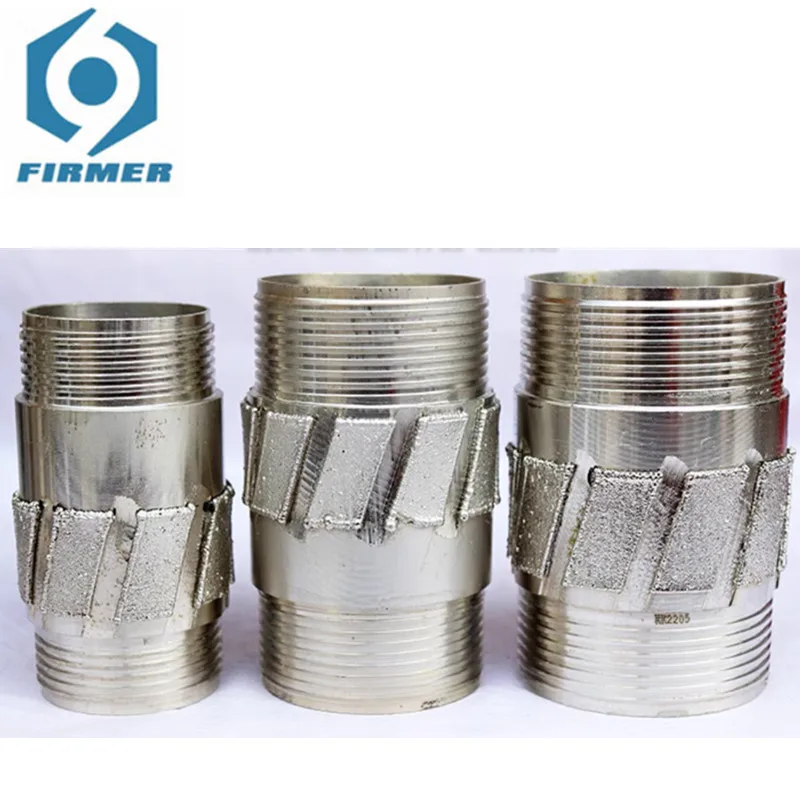 73 89 101 108ท่อคู่ชุบด้วยไฟฟ้าเครื่องคว้านเพชรหลอดกึ่งรวมท่อแกน coring Core Tube คู่