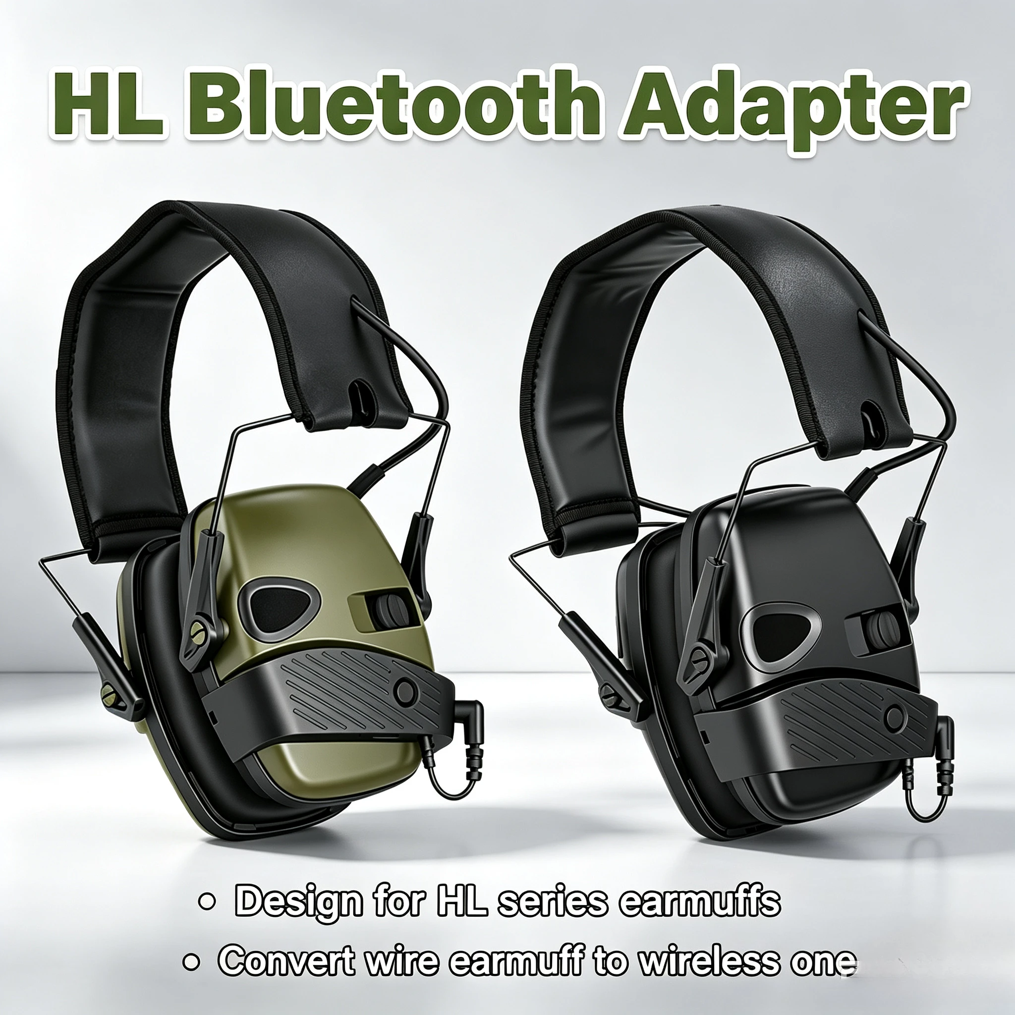 Bluetooth Outdoor Tactical Active Anti-noise Electronic Shooting Earmuff Headset Impact Sound Amplification Hearing Protector