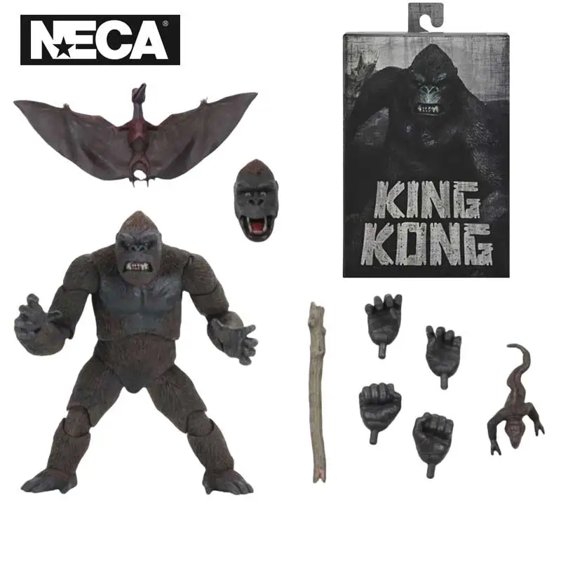 

NECA 42747 Toys Gorilla King Kong Skull Island Action Figures Luxury Version Original Doll Model Collection Figura Gift 18 cm