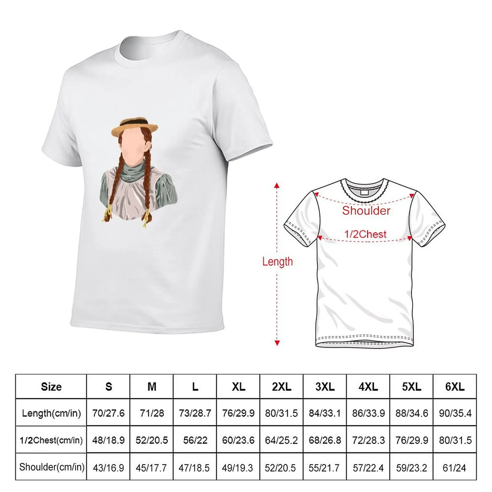 Anne Shirley - Anne with an e T-Shirt t shirts for man slim fit man graphic t shirt man t shirt designer T-Shirt