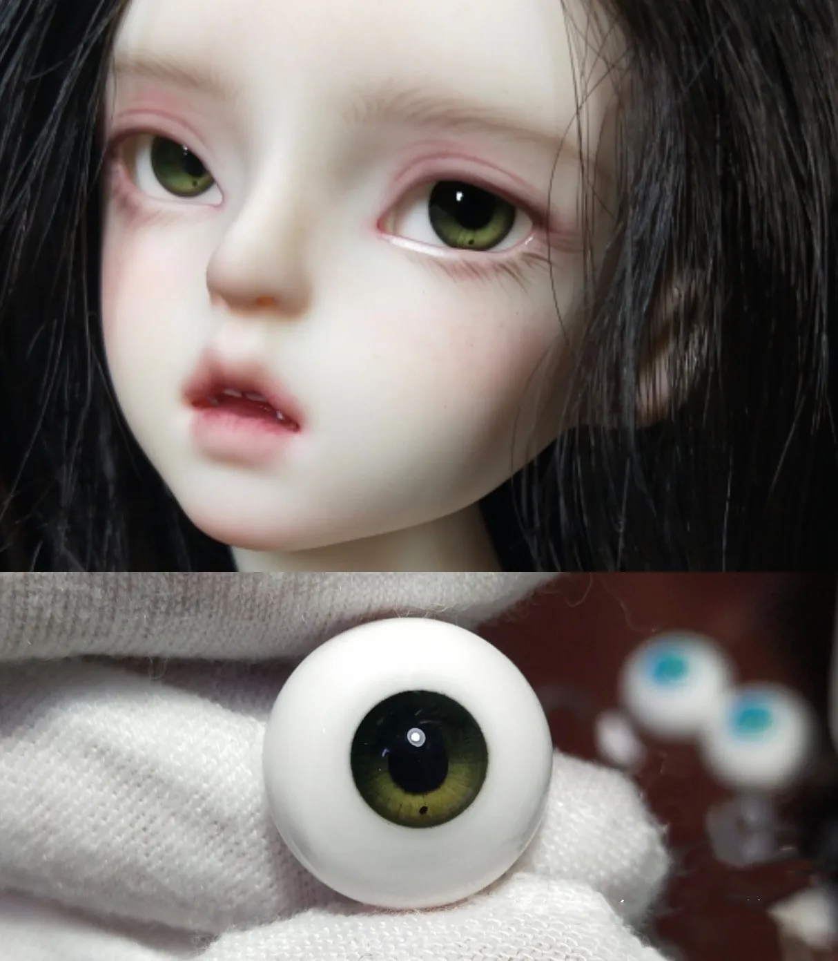 SD/MSD bjd eye“ darkness night ”safety eye 1/3 1/4 1/6  BJD doll eye doll accessories free shipping