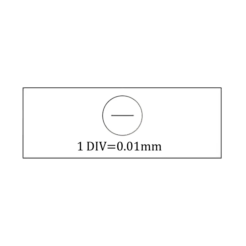 Albenth 0.01mm Micrometer Crosshair Calibration Glass scale Ruler Microscope Stage Micrometer