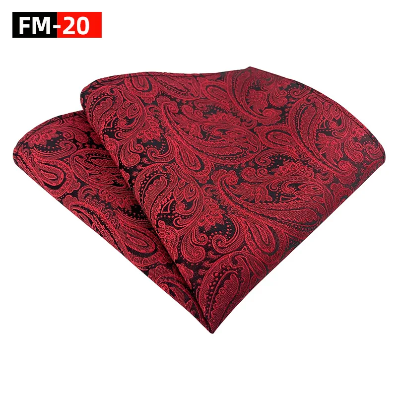 Solid เรขาคณิตดอกไม้โพลีเอสเตอร์พ็อกเก็ตสแควร์ผู้ชายงานแต่งงานชุดผ้าพันคอผู้ชายผ้าพันคอผ้าเช็ดหน้าผ้าเช็ดตัวอุปกรณ์เสริมของขวัญ