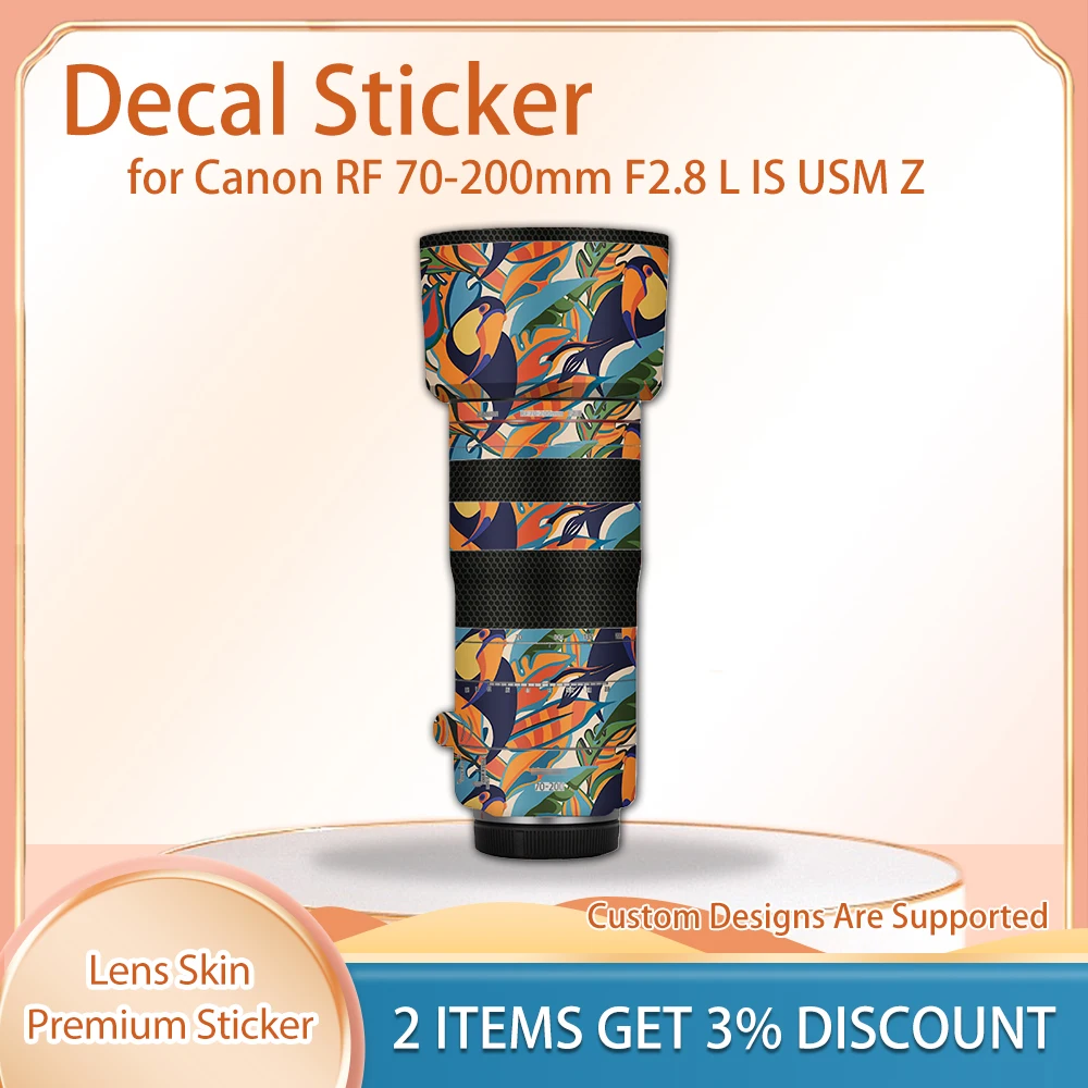 

RF70 200F2.8 Skin Wrap Covered Decal Skin 70200 Защитная пленка для Canon RF 70-200mm F2.8 L IS USM Z Наклейка на кожу объектива