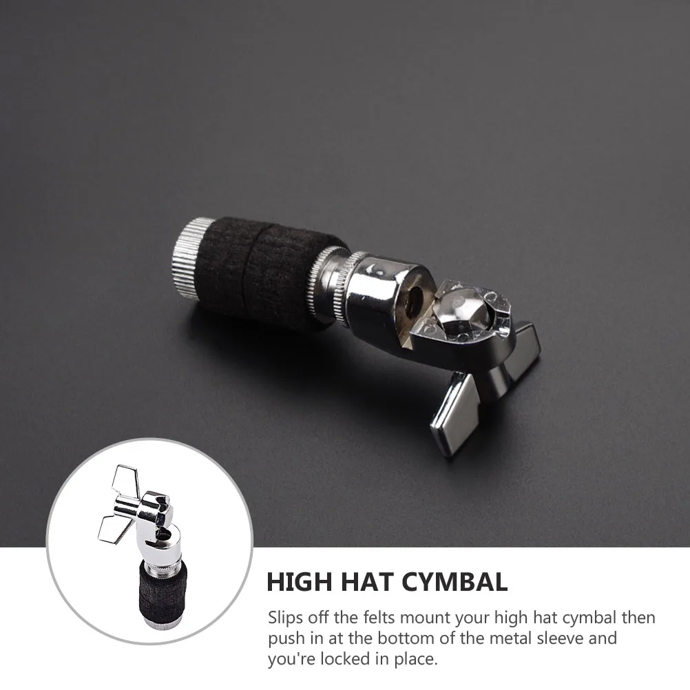 

Innovative HiHat Clutch Silver Black All Metal Construction HiHat Stand Drum Parts Professional Percussion Accessories