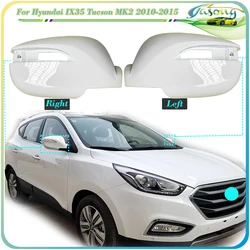 Yasong For Hyundai IX35 Tucson MK2 2010-2015 RearView Door Mirror Side Mirror Light Glass Cover Frame Shell Parts