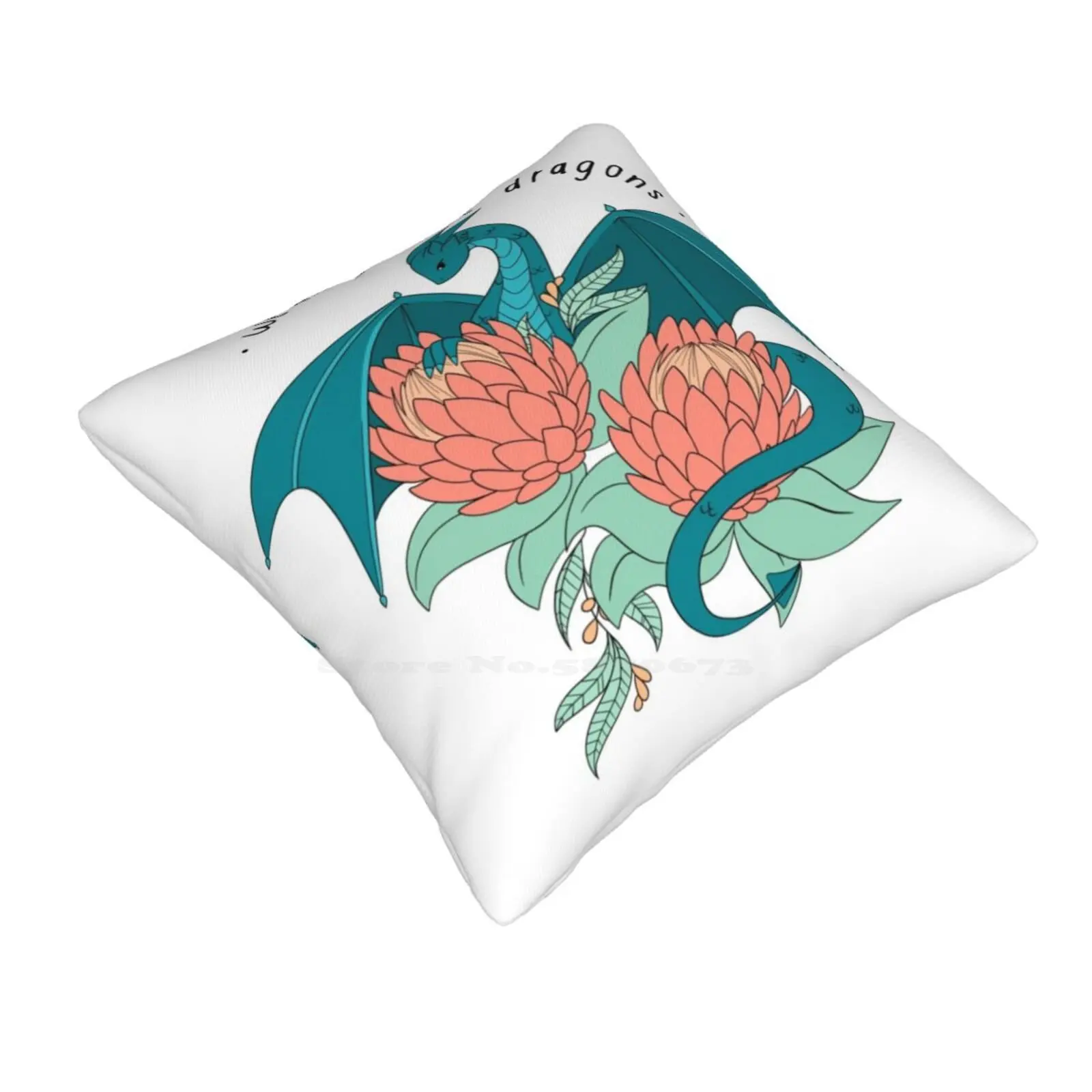 We Need More Dragons Home Sofa Car Cushion Cover Pillowcase Part Of Things Flamedork Cute Pretty Australia Cartoon Riverland