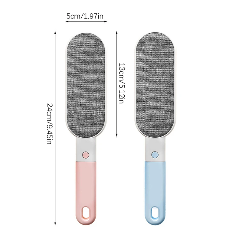 สัตว์เลี้ยงที่มีประสิทธิภาพRemoverขนปลอดภัยปฏิบัติ 4-in-1 Double-Sided STATIC Hair RemovalแปรงDepilationแปรงสิ่งจําเป็นในชีวิตประจําวันบ้าน