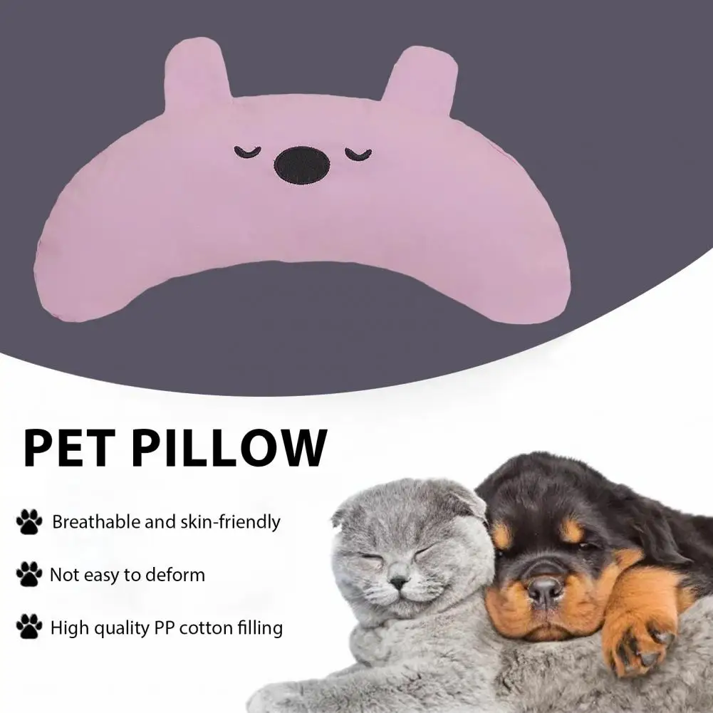 Ear Shape Pet Cushion Cervical Vertebrae Memory Foam Pet Pillow with Cute Cartoon Design for Small Medium for Dog