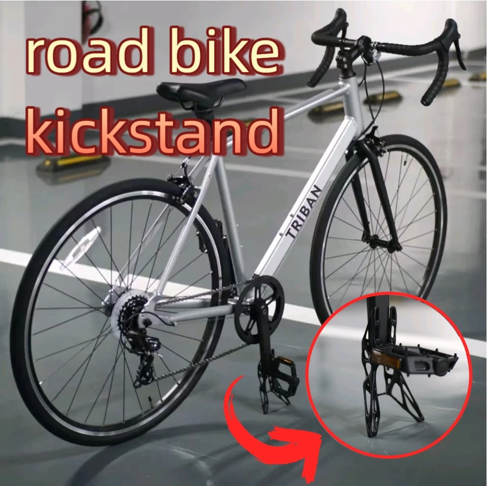 3D Printed High Strength Road Bicycle Side Kickstand Lightweight Bike Parking Stand