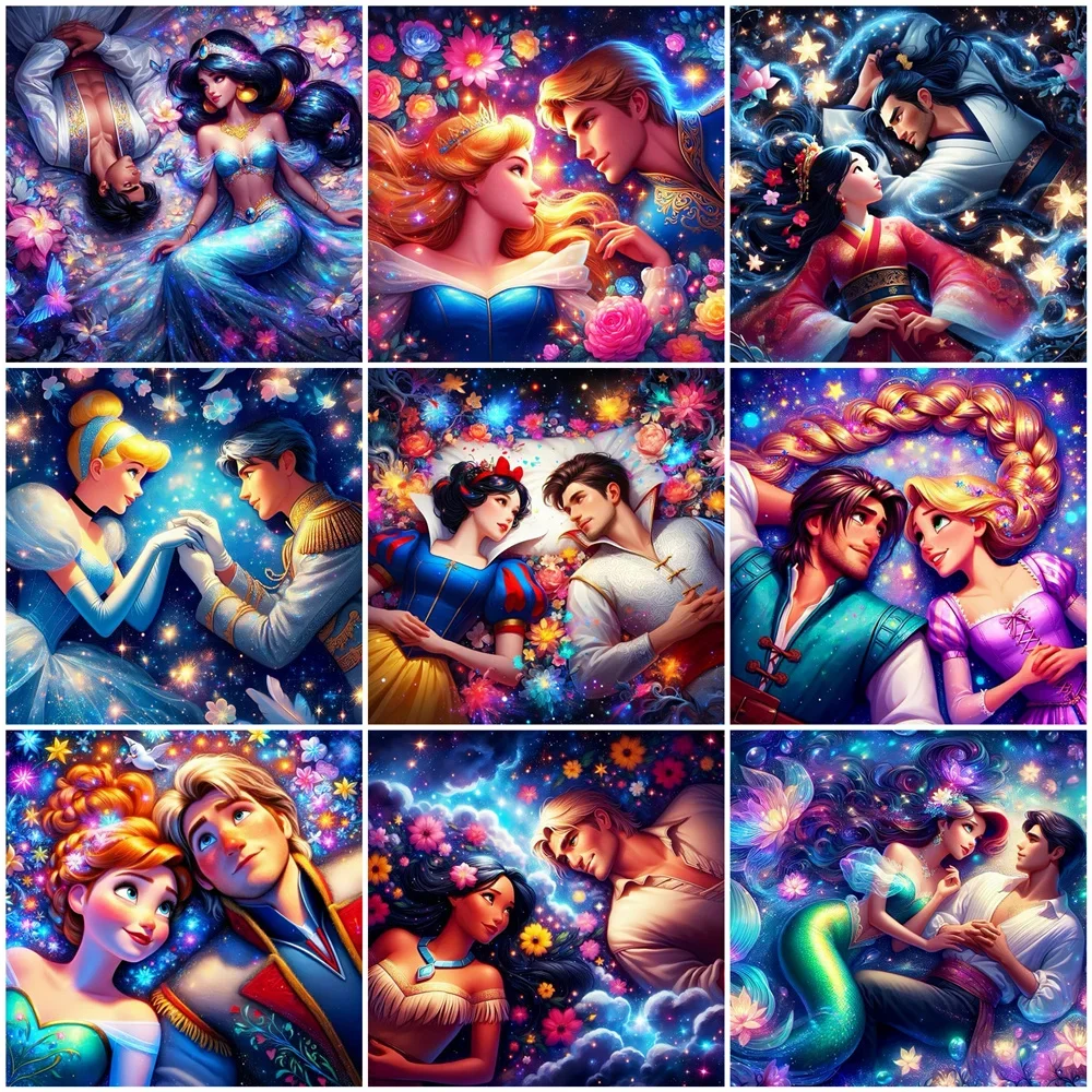 

Полные наборы Disney, алмазная мозаика, мультяшные картины «сделай сам», стразы, распродажа принцессы, 5D вышивка, Рапунцель, набор для рукоделия для взрослых