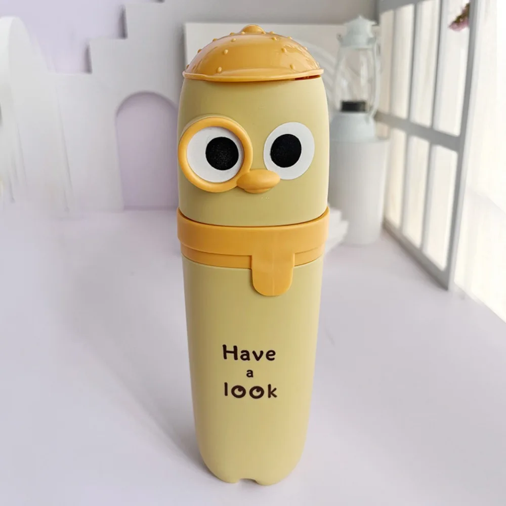 Plastic Toothpaste Storage Cup Capsule Box Waterproof Cartoon Toothbrush Case Seal Design Mouthwash Cup Toothbrush Storage Box