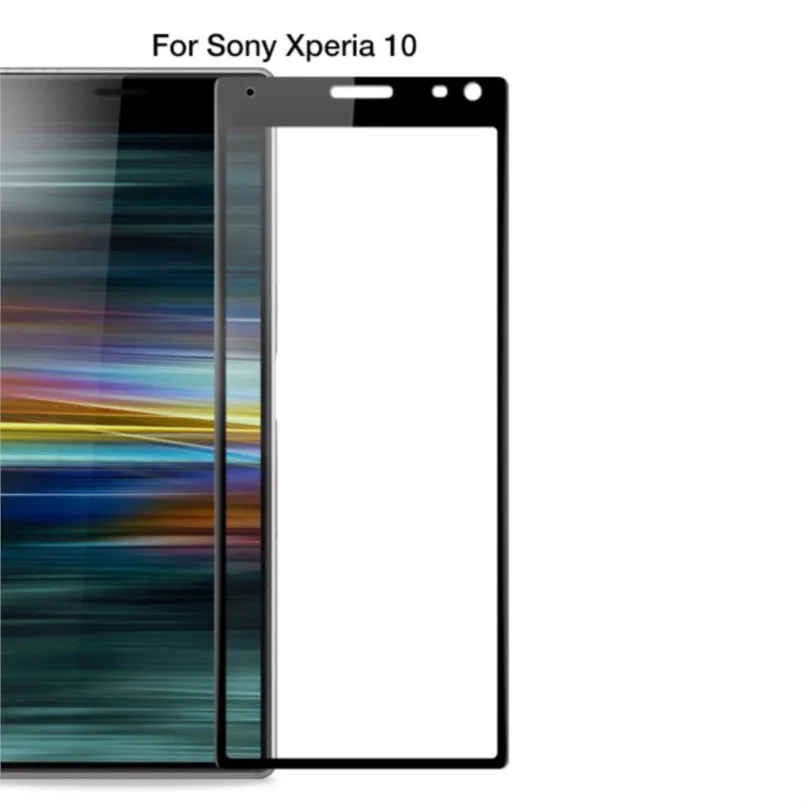 

Черное защитное стекло с полным покрытием для sony xperia 10i3113, i4113, закаленная защитная пленка для экрана, защитная пленка