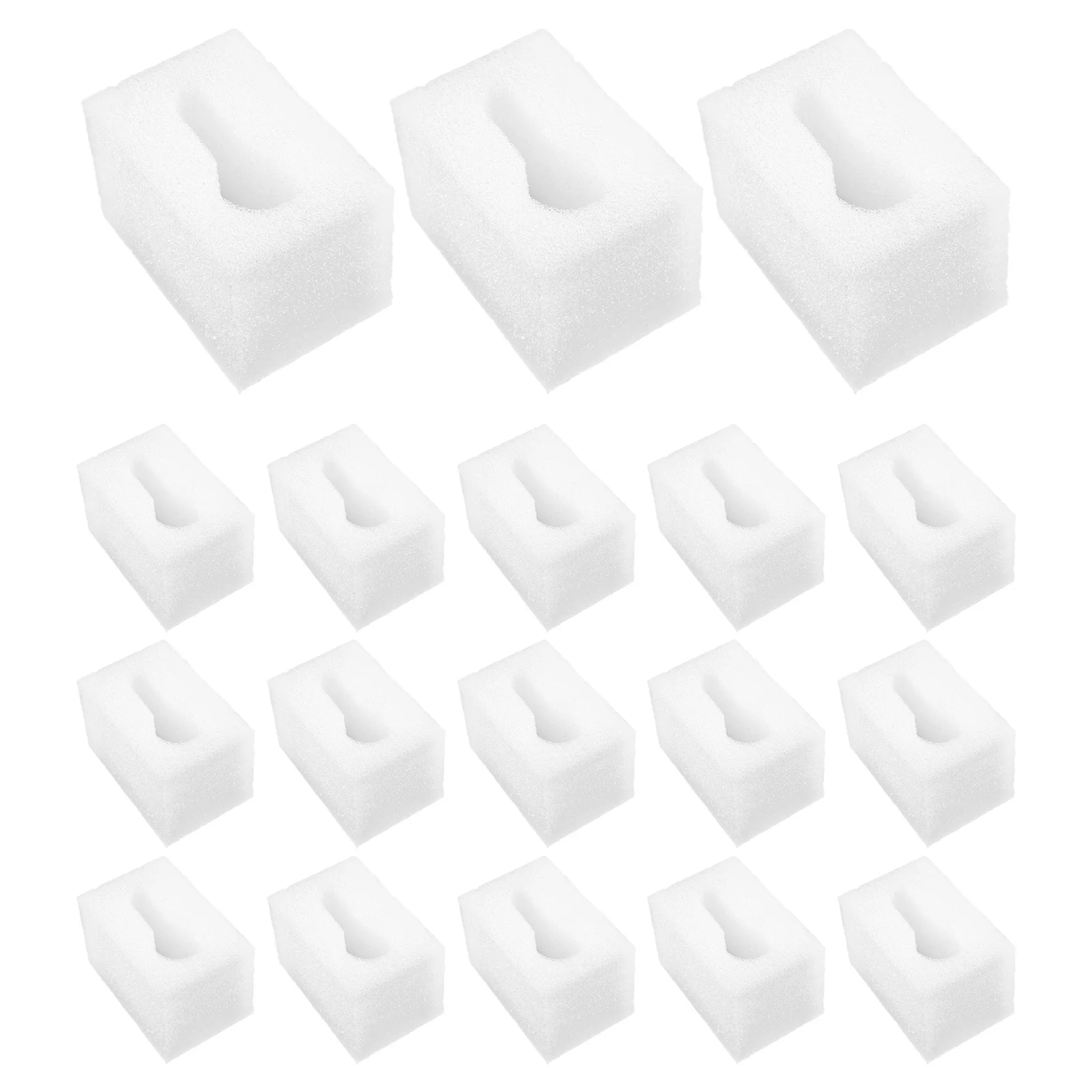 

20Pcs Foam Lining Bottle Pump Protectors Pearl Cotton Shipping Protection Pads for Transportation Packaging Corner Protector