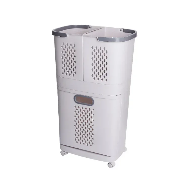 Wholesale Dirty Clothes Basket Ins Clothes Storage Basket Household Classification Laundry Basket Bathroom Storage Shelf Layered