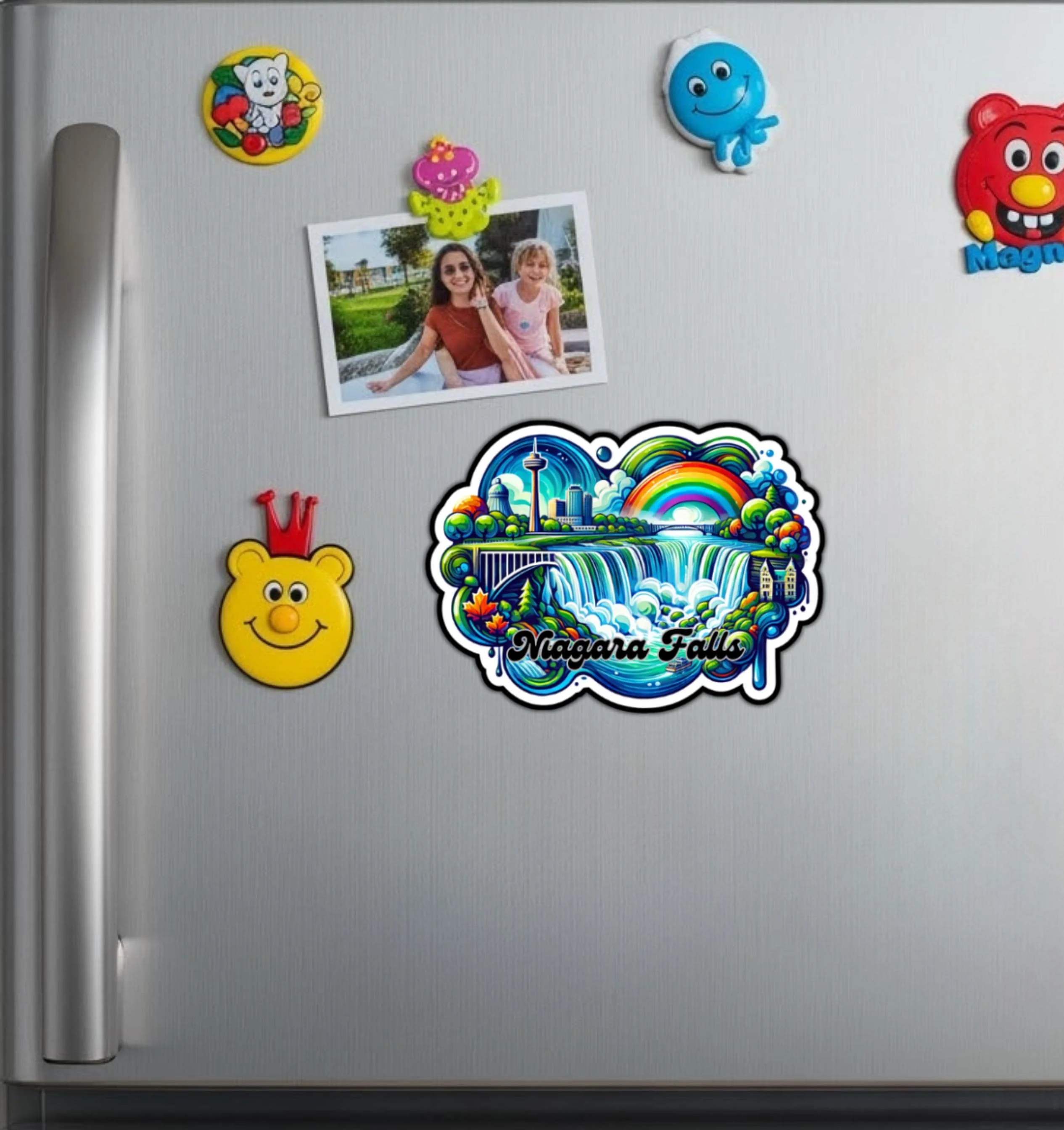 Niagara Falls Travel Souvenir Vinyl Sticker For Laptop And Suitcase Self Adhesive Decal