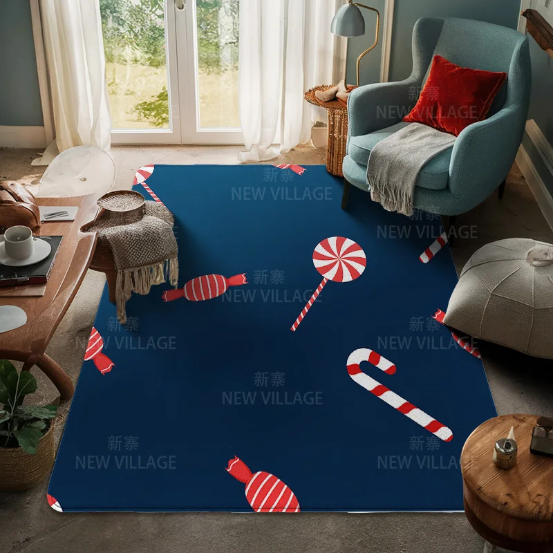 House entrance carpet Home door mat Living Room Bath Foot bathroom non-slip water absorption rugs bath Merry Christmas winter