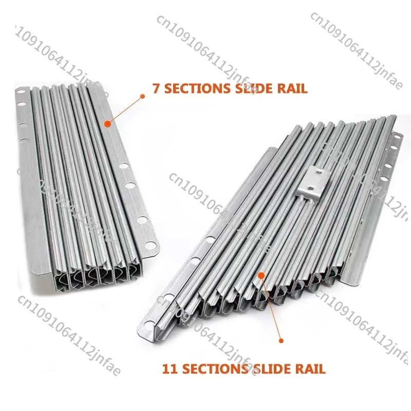 

Multi-functional Invisible Aluminum Alloy Telescopic Feeding Folding Rod Sliding Track Extension