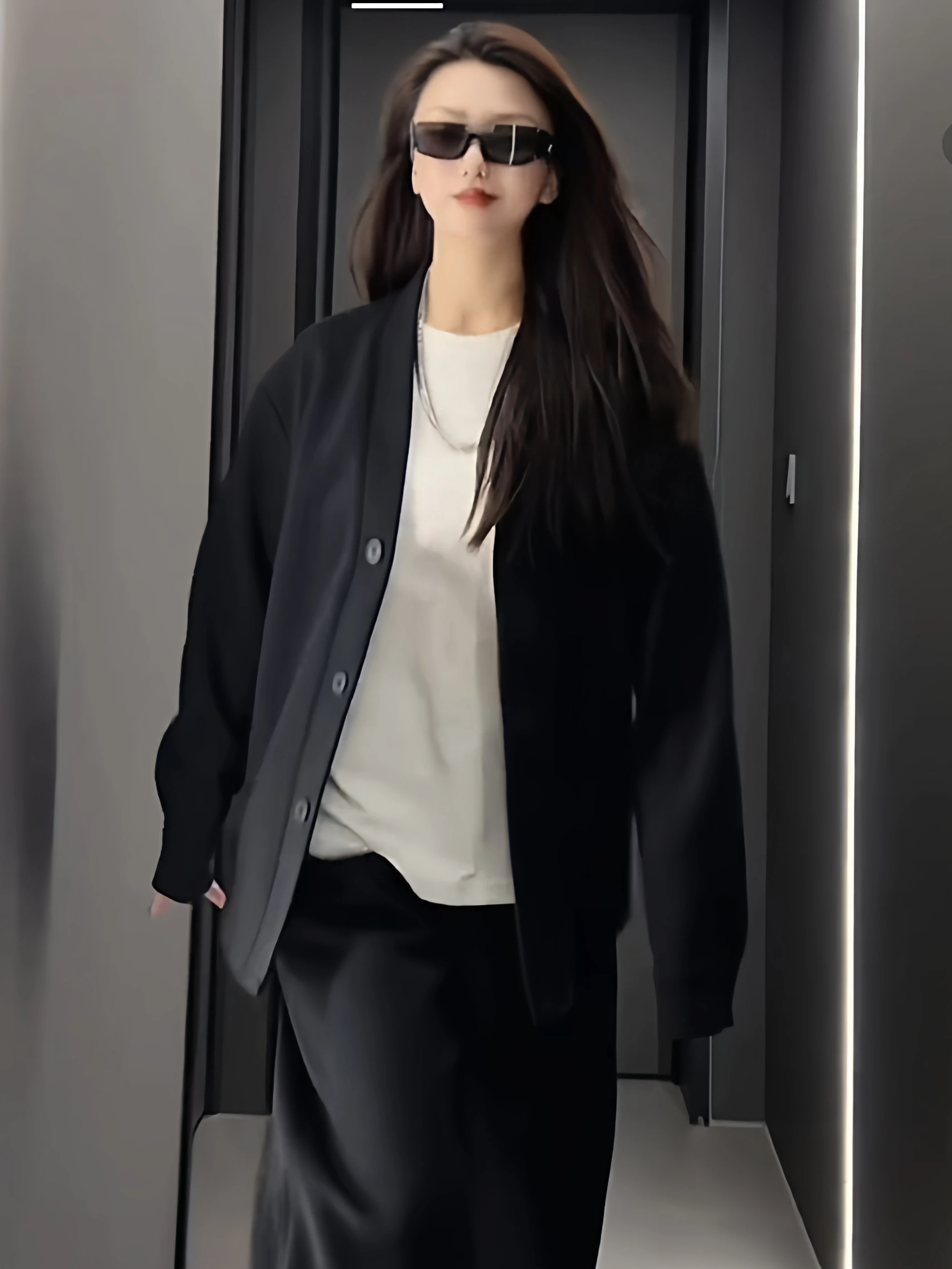 

Fall New Sle Men's Casual Set Loose Deep V-ne Open Cardigan Long Sve Cotton Pants Two-piece Set mat Sle