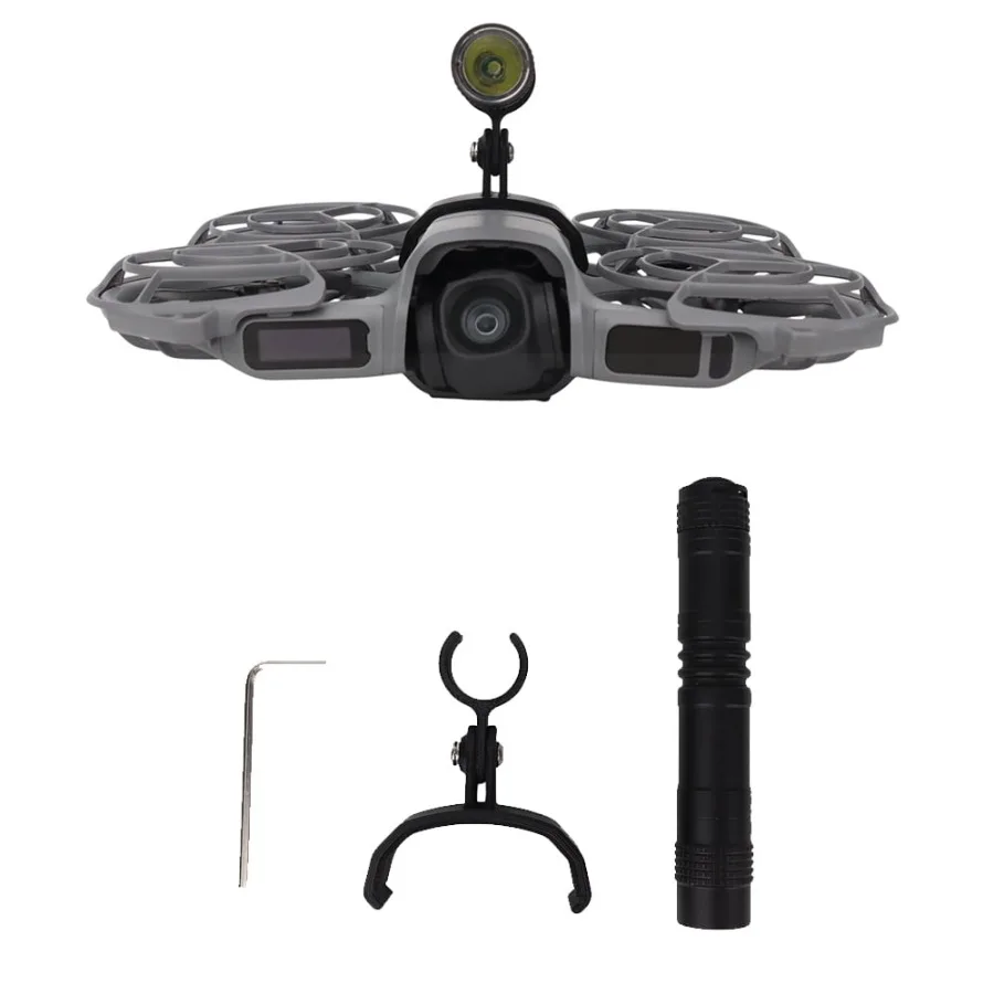 NEO2 Drone LED Night Navigation Searchlight Night Flight Light Headlight For DJI Neo 2, Night Fill Light with Mount Bracket Hol
