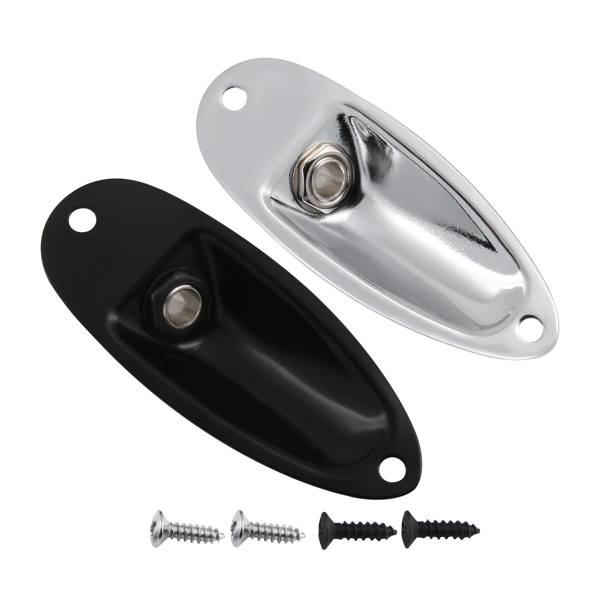 FLEOR 1pcs Boat Style Jack Guitar Output Jack Socket 1/4