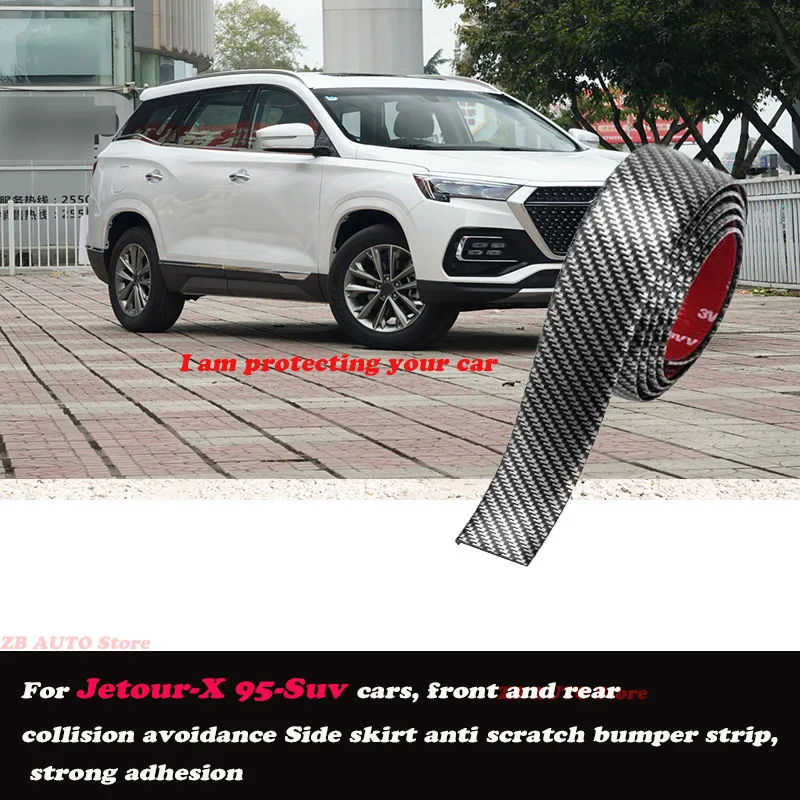 

Strong adhesive bumper strip, front and rear lip side skirts, collision and scratch resistant, suitable For Jetour X 95 Suv