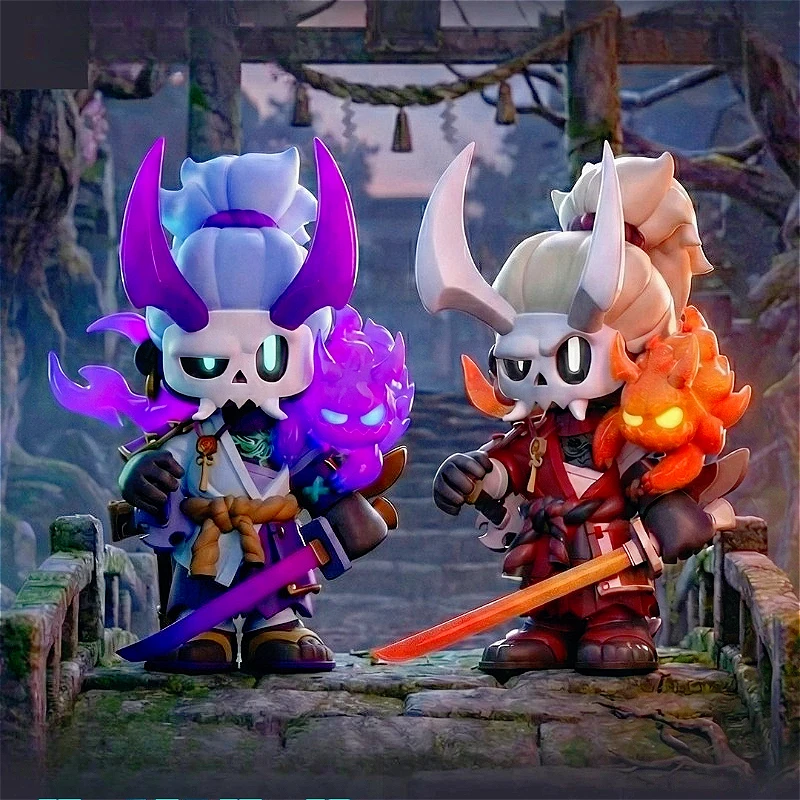 

Mr.BONE Ghost Samurai Limited Edition Series New Cool Ghost Warrior Desktop Model Exquisite Action Figure Decor Collectible Gift