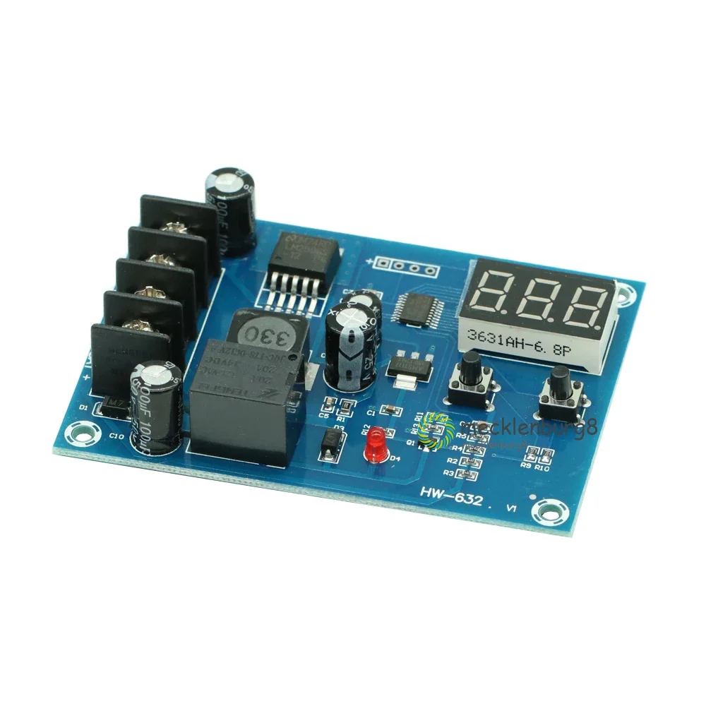 充電制御モジュールストレージリチウム電池充電器、スイッチ保護ボード、LEDディスプレイモジュールボード、12-24v、1個
