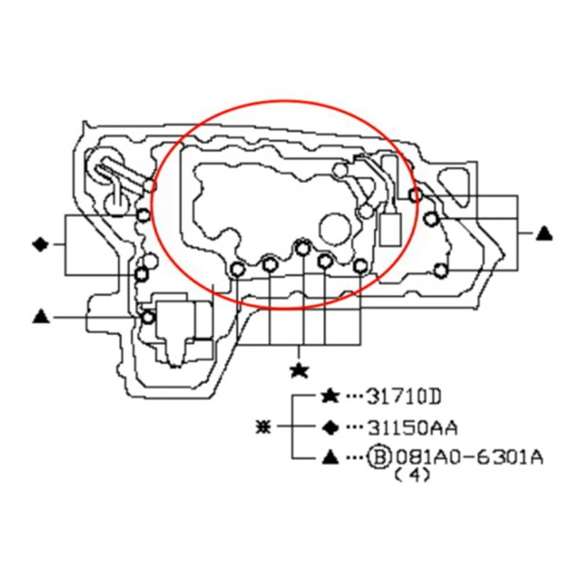 Filtre à huile de transmission RE0F09A/09B JF010E, pour Nissan Altima Maxima Murano Quest 3.5L 2003-2016