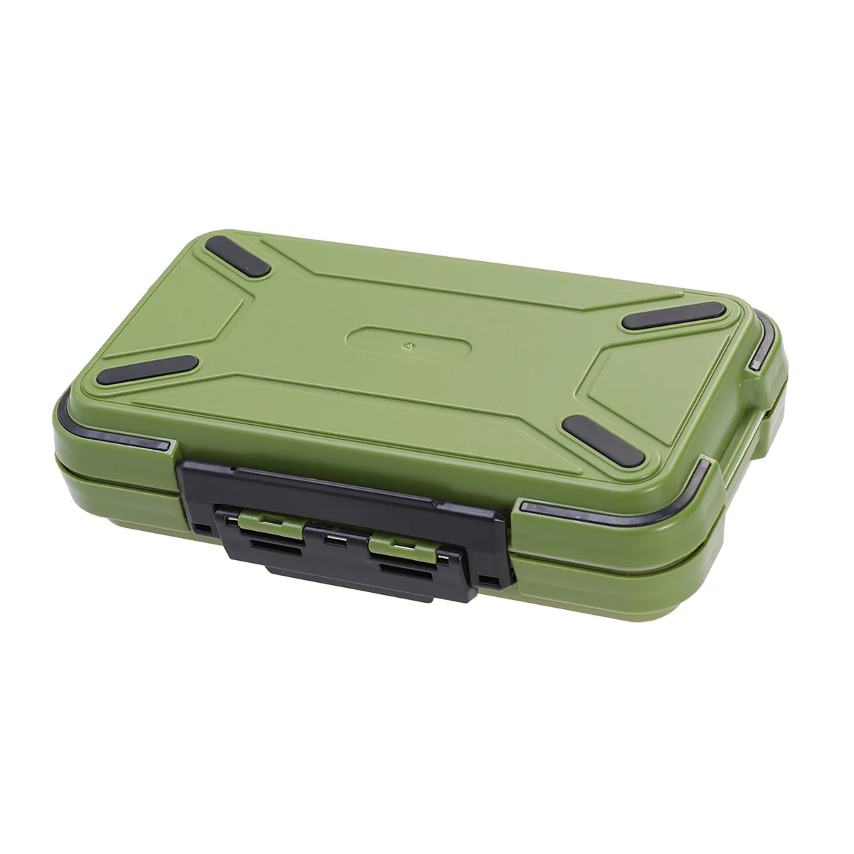 

Luya Waterproof Fishing Tackle Waterproof Hook Box Organizer Hook Box Storage Green ABS Case Transparent Inner
