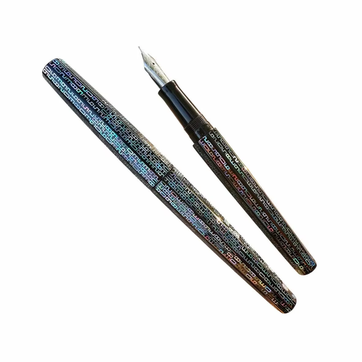 SELMY التراث غير المادي اليدوية Urushi ورنيش Ebonite عدد Raden Maki-e BOCK F بنك الاستثمار القومي قلم حبر الأعمال الكتابة هدية