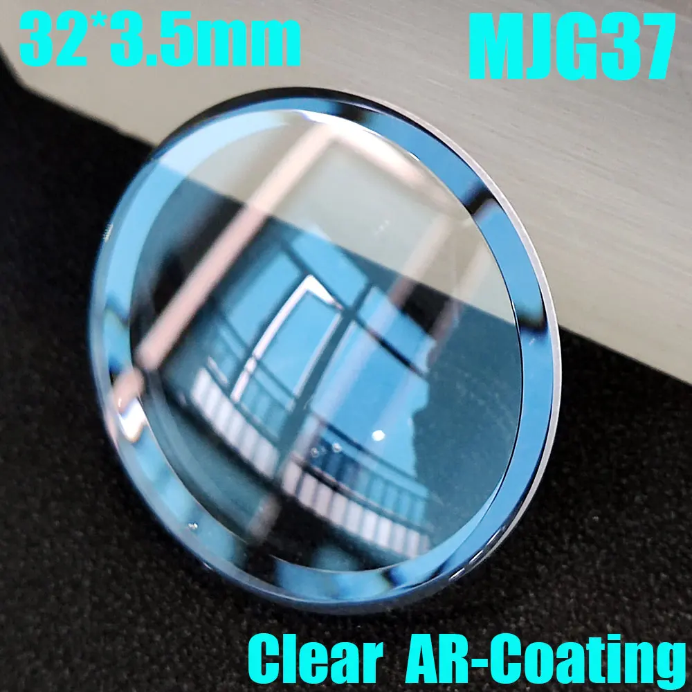6306 6309 7002 7548 cristal Mineral en forma de olla 32mm * 3,5mm cristal de reloj para 6306-7000 6309-7040 7002-7000 7548-7000 piezas de Mod