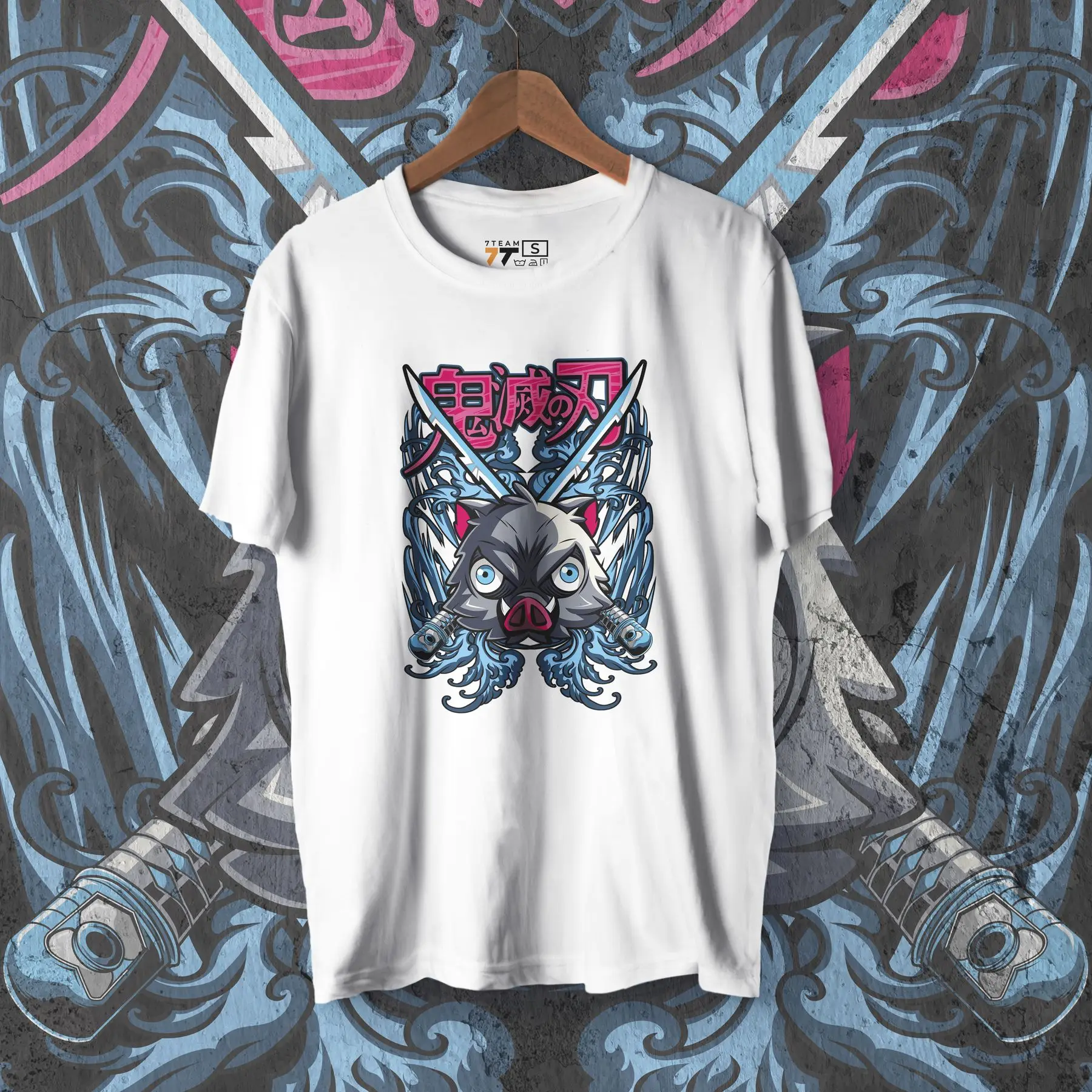 T-shirt with Demon Slashing Blade print - Inosuke Hashibira 2 WE