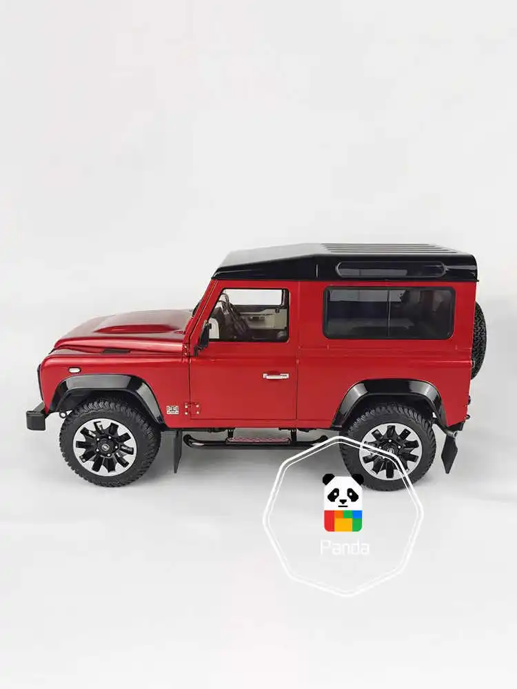 LCD 1:18 Range Rover Defender 90 Works V8 70th Edition Car Alloy Openable Car Model Static Viewing Home Decorations NEW