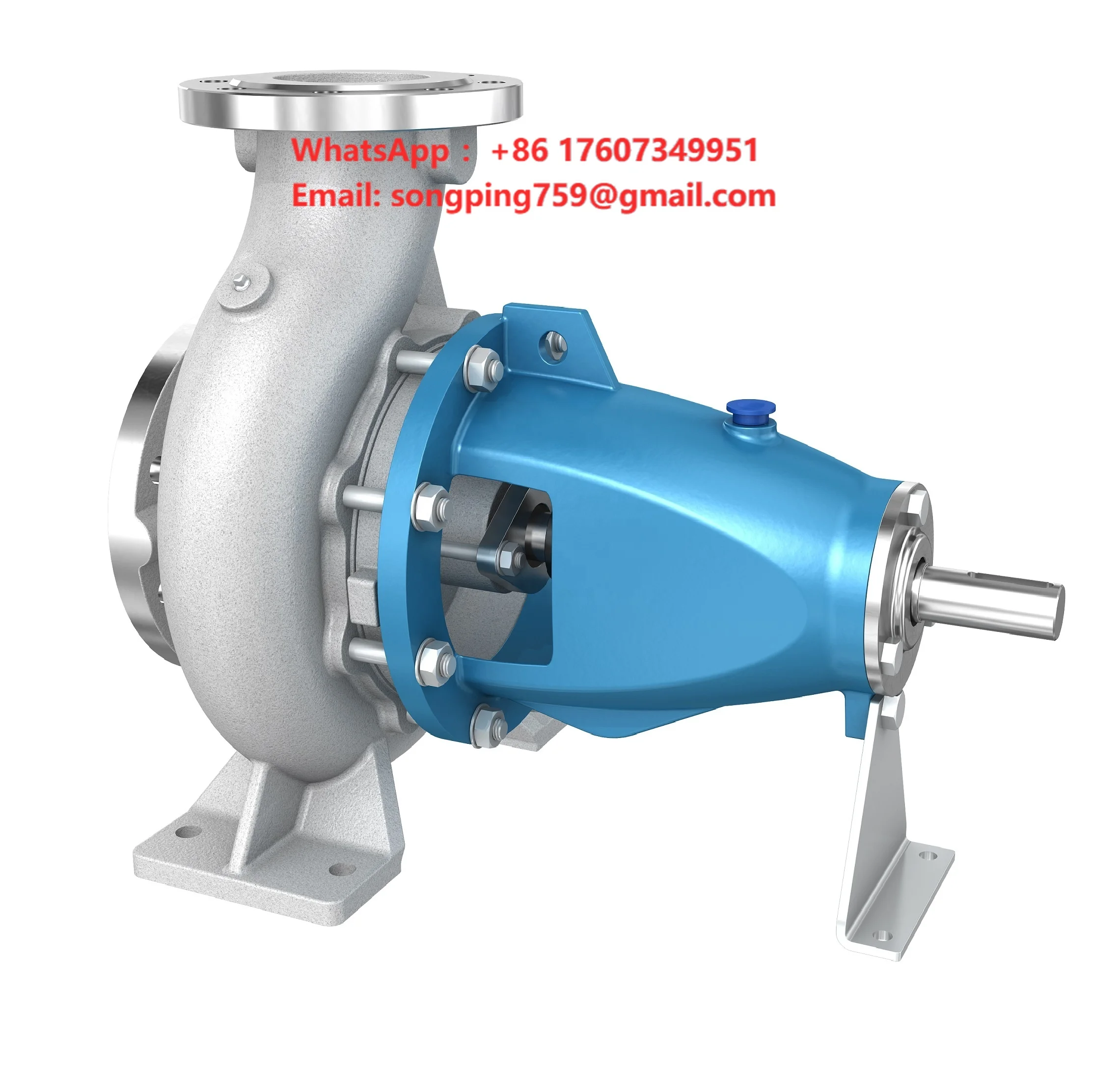 XA40/13 Standard Horizontal Centrifugal Pump 4KW Motor Electric Back-Open Pump Marine Machining Wastewater Treatment Booster